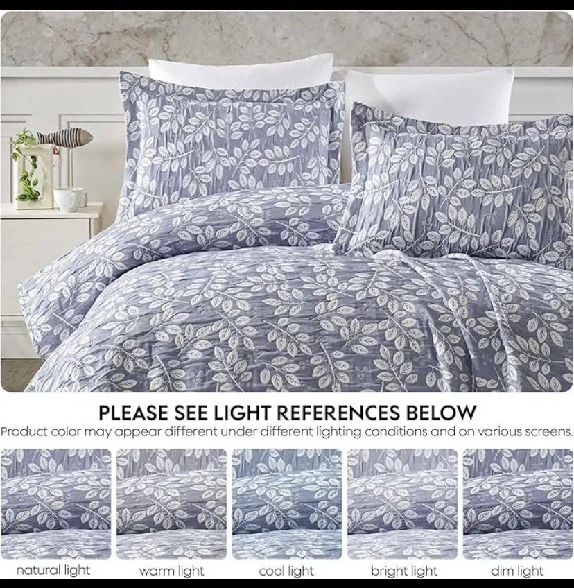Queen Size Floral Bed Spread image indicator(2)