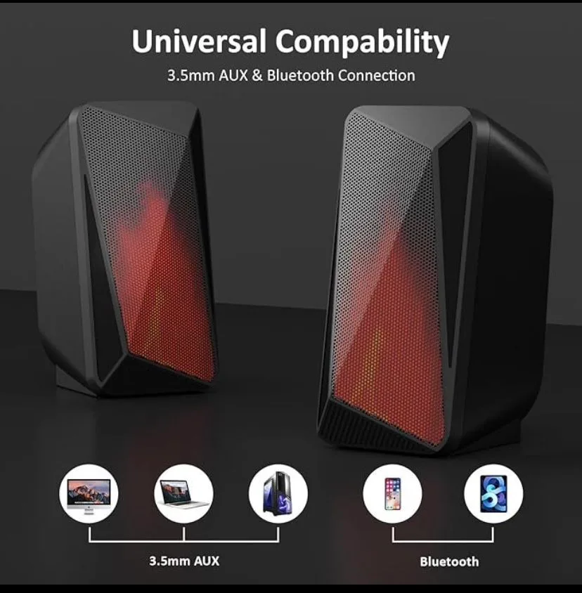 Bluetooth Desktop Computer Speakers image indicator(4)