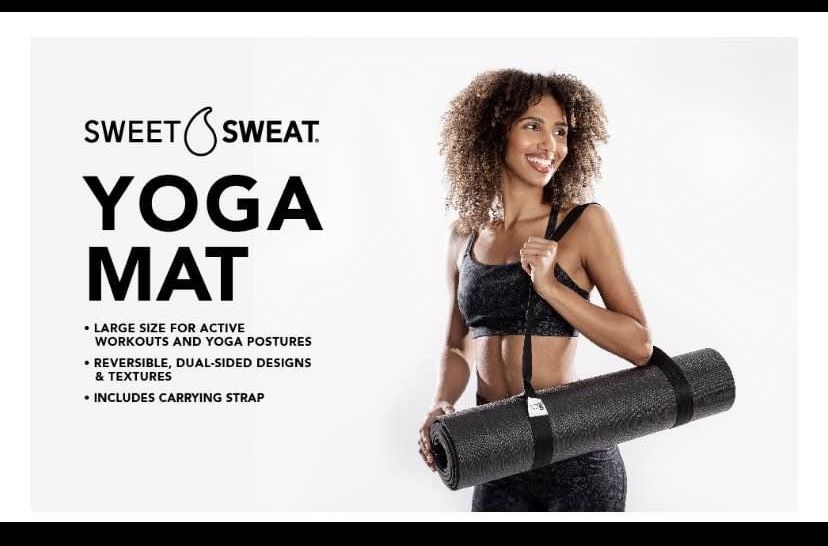 Sweet Swear Reversible Thick Yoga Mat. 6x2ft, 6mm Thick. - photo 5