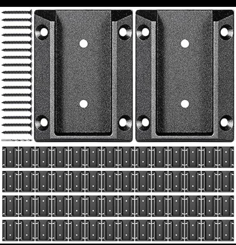 60 PCs ADC-12 Aluminum Alloy Deck Railing Brackets image indicator(2)