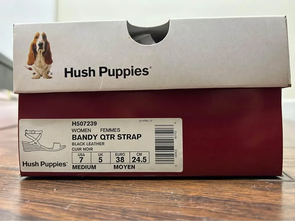 Hush Puppies - Bandy Qrt Strap Black Leather image indicator(3)