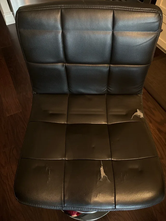 CHEAP! 2 Bar Stools – Wear on Seats – $15 for Both image indicator(2)