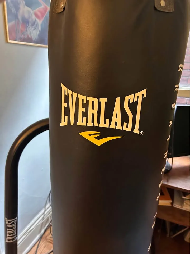 Everlast heavy bag with stand - never used image indicator(4)