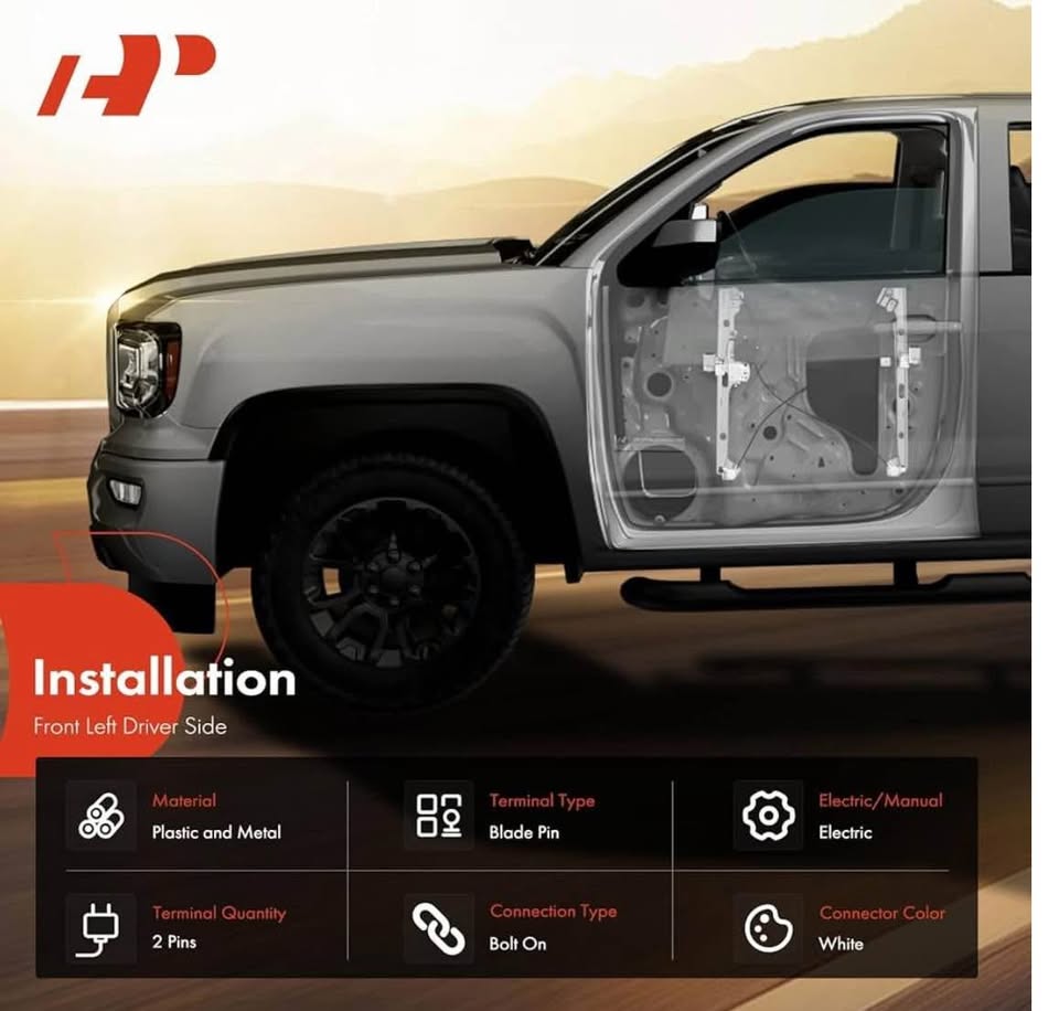 Power Window Regulator with Motor | A-Premium - photo 2