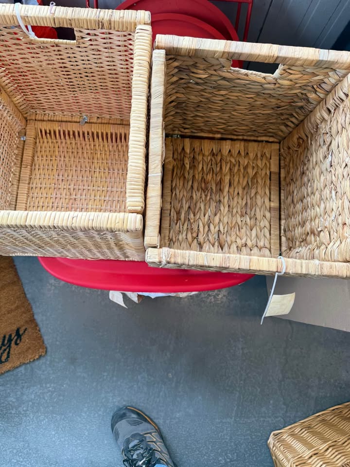 IKEA wicker storage baskets - photo 2