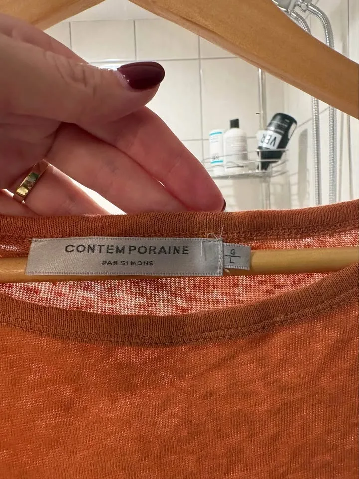 100% linen womens tshirt large image indicator(3)