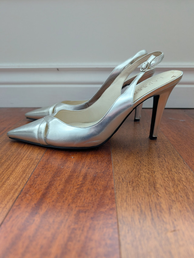 Ralph Lauren silver high heels - photo 2