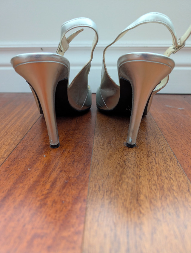 Ralph Lauren silver high heels - photo 3