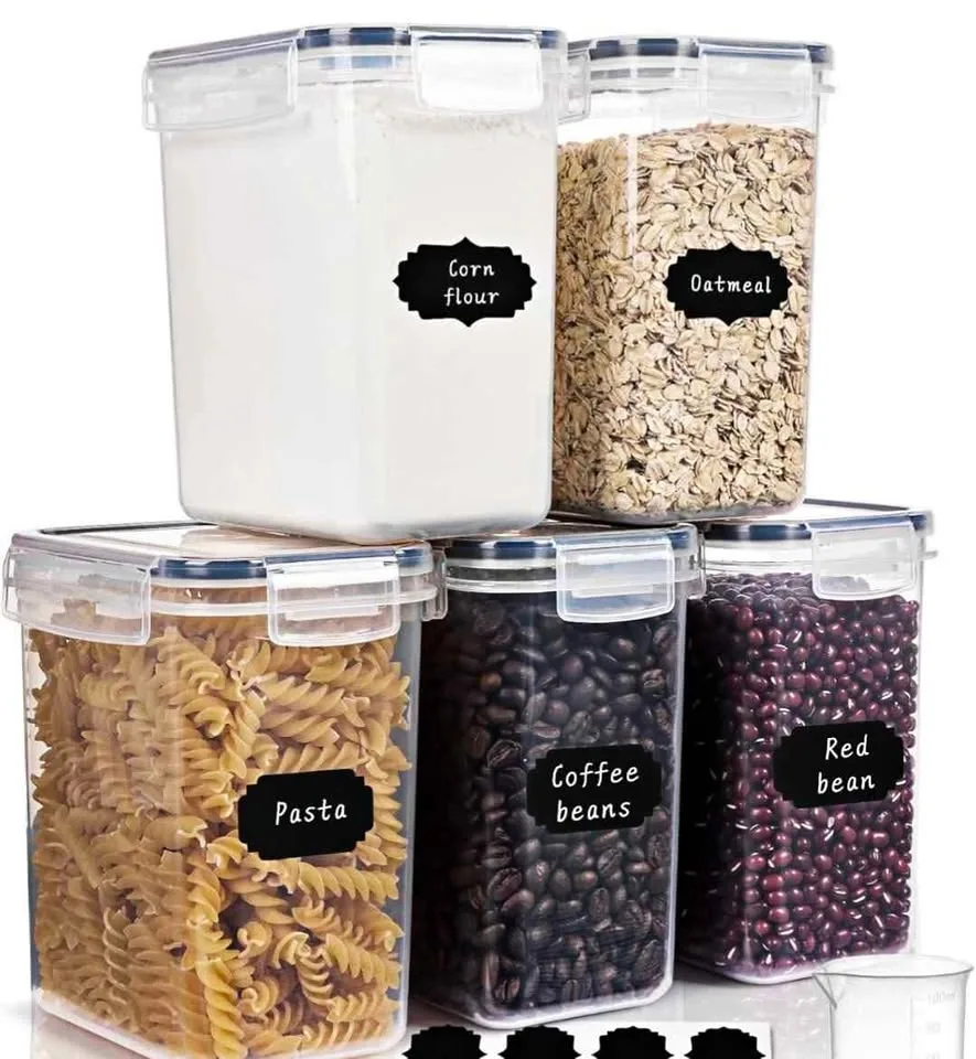 Brand new 5 pack 1.6l airtight food storage containers set thumbnail