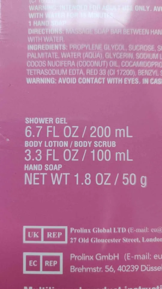 Bath Gift Set - New ( Shower Gel , Body Lotion , Hand Soap ) image indicator(2)