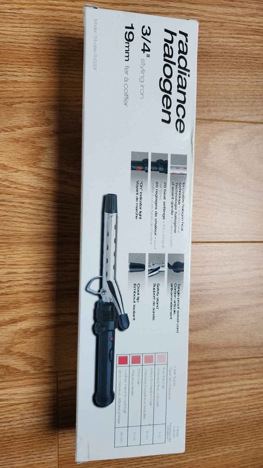 Revlon Radiance Halogen Styling Iron - New in Box - photo 2
