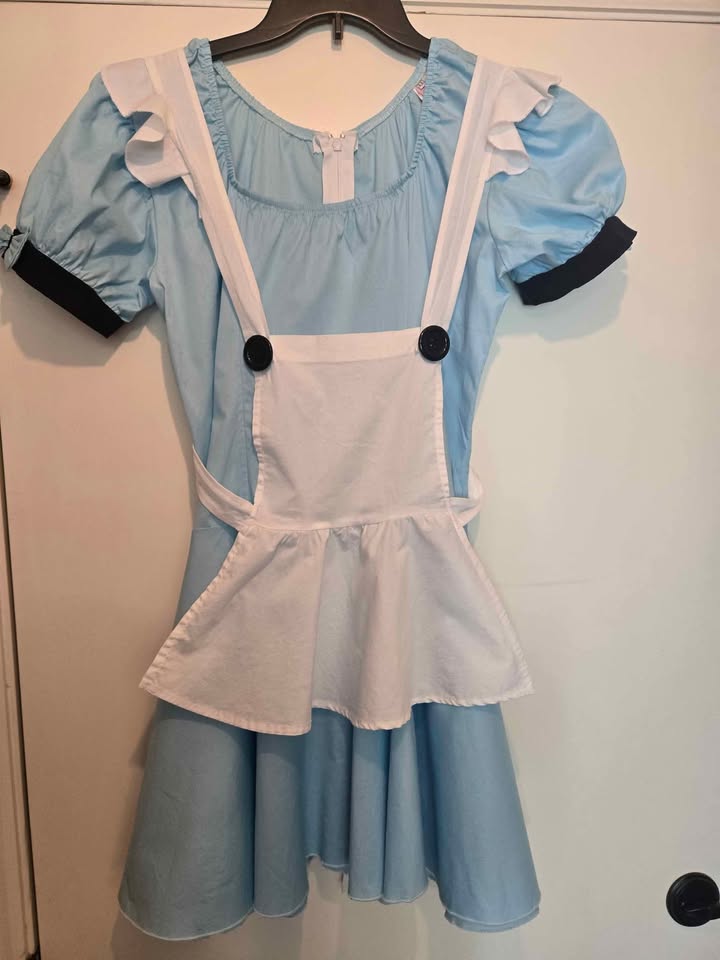 EUC XXL Women Roma Miss Alice Costume + Bonnet + hook + socks - photo 2