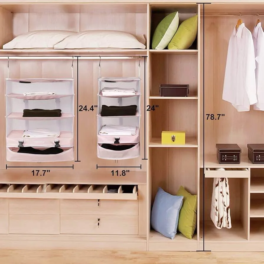 New Travel Luggage Organizer -Pink, XL image indicator(4)