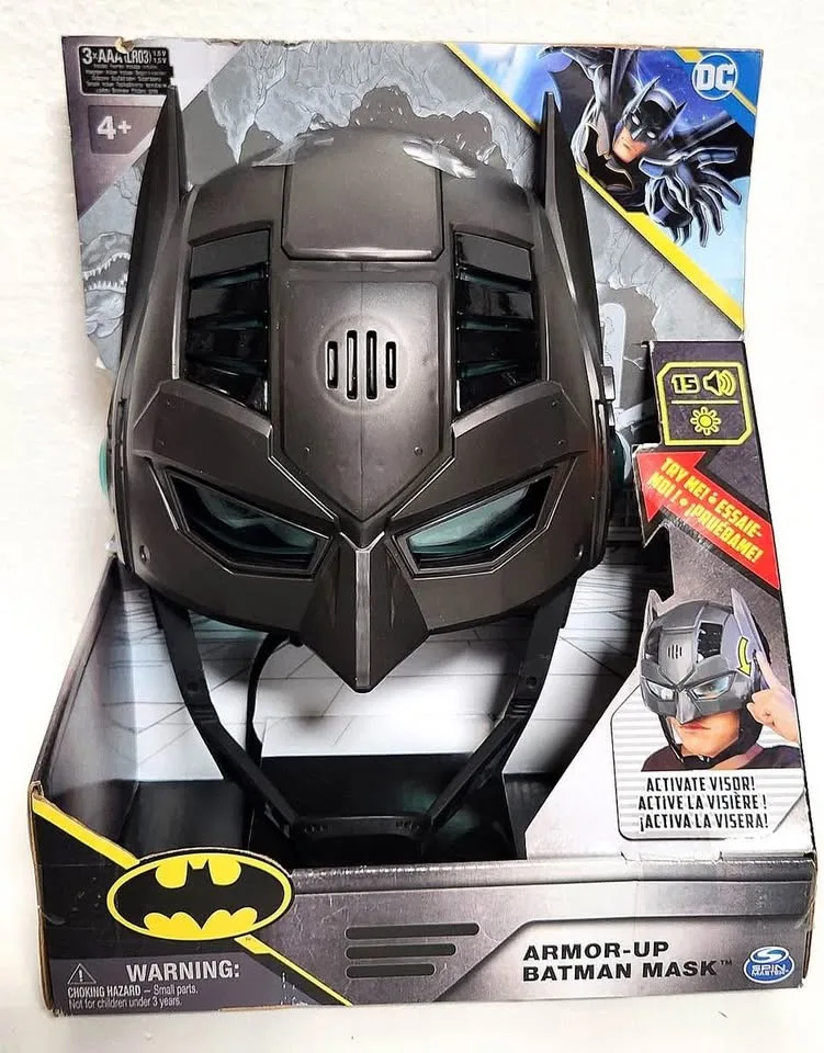 New DC Comics, Armor-Up Batman Mask Halloween Costume image indicator(2)