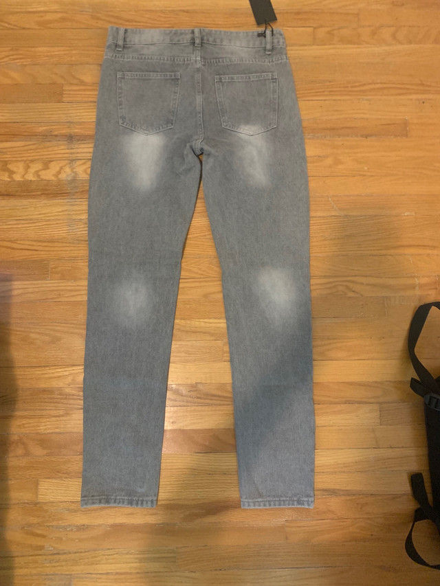 Boys Ripped Jeans Denim Pants Striaght Cut - photo 2