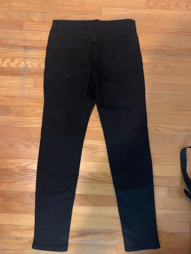 Mens Skinny Ripped Jeans image indicator(2)