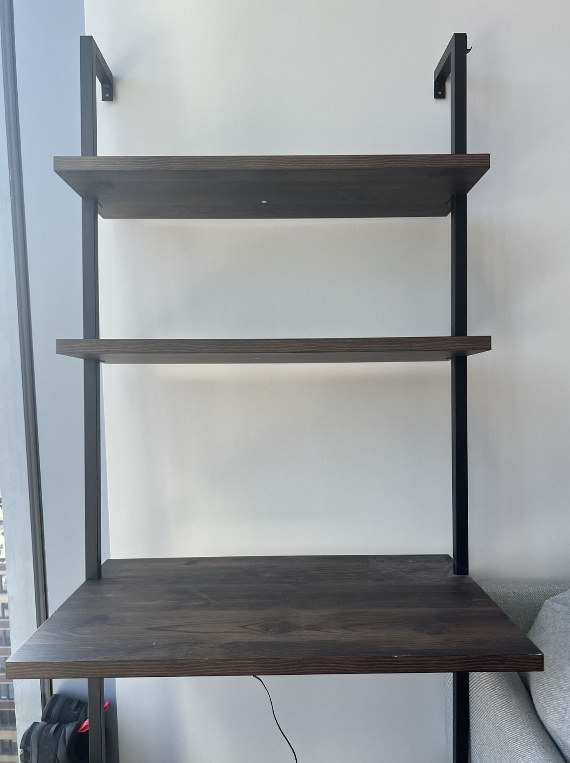 Nathan James ‘Theo’ Wall Mounted 2-Shelf Desk - photo 5