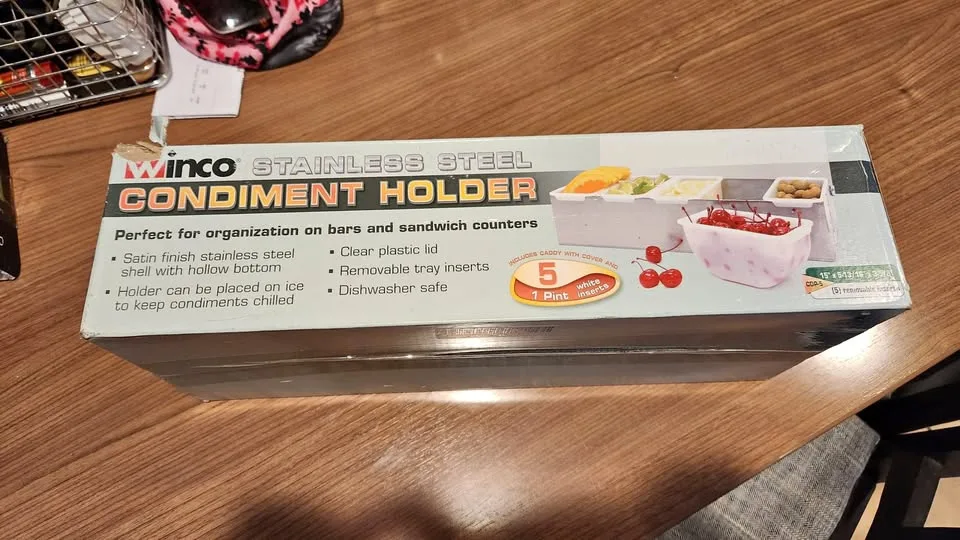Brand New - 5 Compartment Condiment holder thumbnail