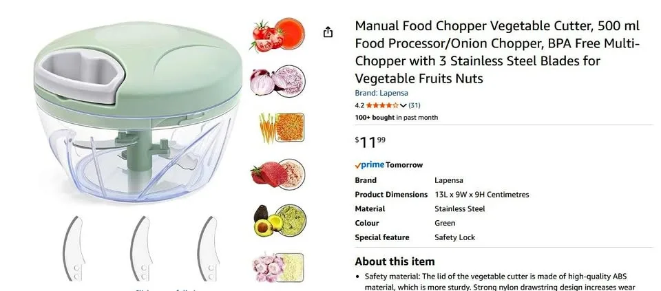 Brand New - Small chopper - read Description thumbnail
