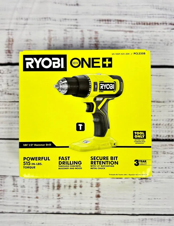 NEW Ryobi ONE+ 18V 1/2” Hammer Drill – BNIB - Tool Only