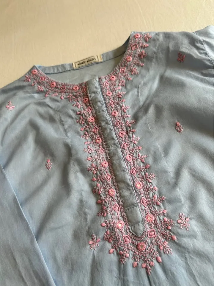 Minnie Minors 2 Piece Embroidered Dress - (Age 11-12 Yrs) image indicator(6)