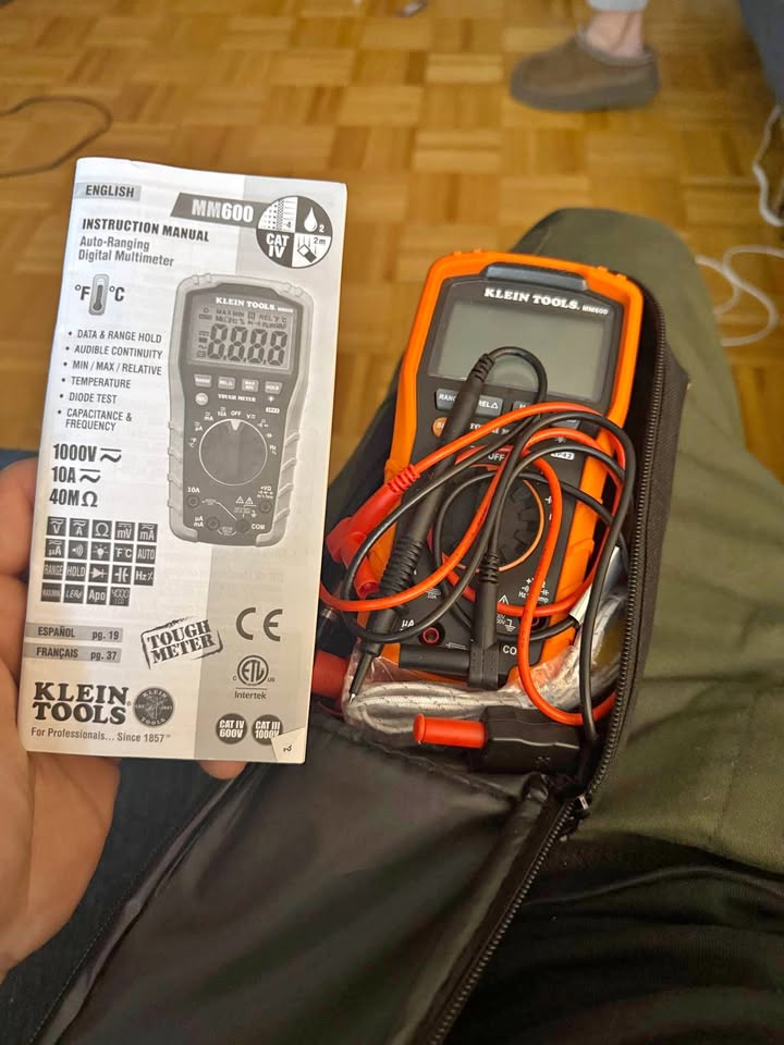 Digital Multimeter, Auto-Ranging, 1000V (MM600)