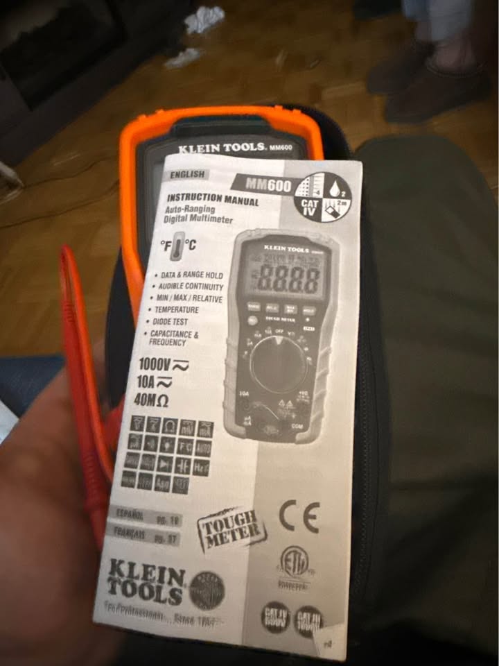 Digital Multimeter, Auto-Ranging, 1000V (MM600) - photo 2