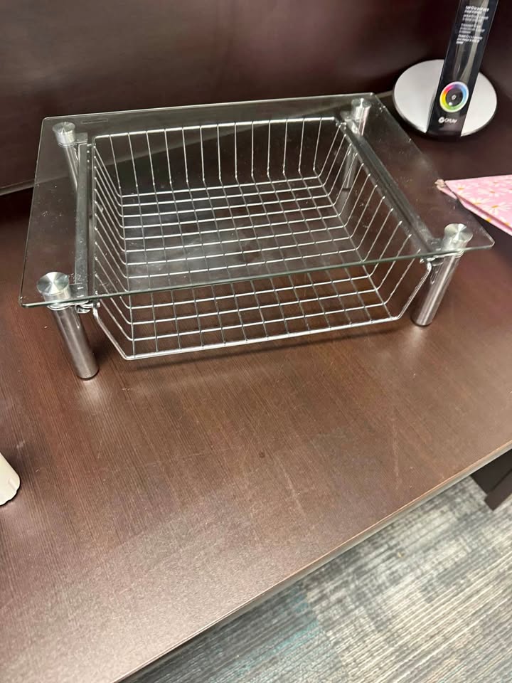 Computer Riser Glass