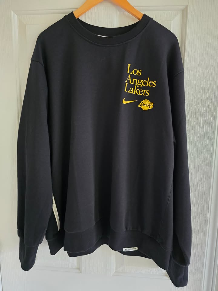 Los Angeles Lakers Nike Dri-FIT NBA Crew-Neck Sweatshirt - photo 2