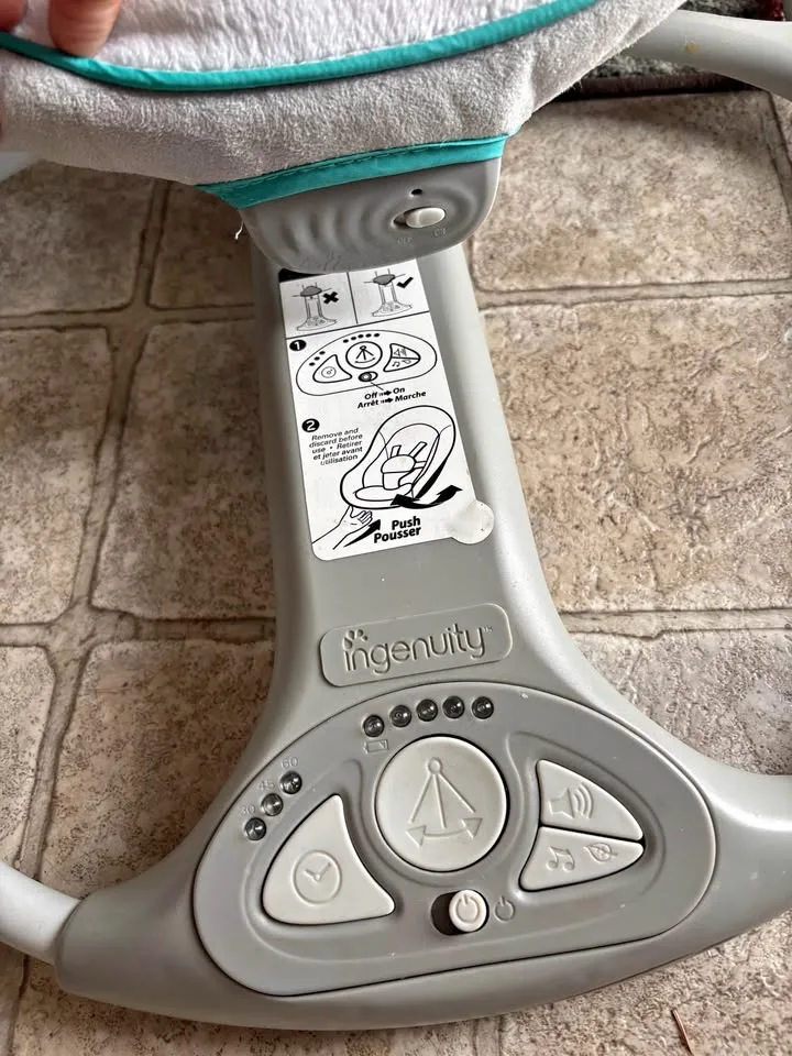 Ingenuity Convertme Swing 2 Seat Portable Swing, Ridgedale thumbnail