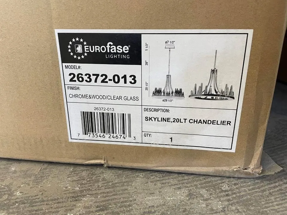 NEW Skyline 20-Light Chandelier image indicator(5)