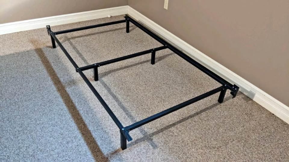 Twin Metal Bed Frame - Like New!