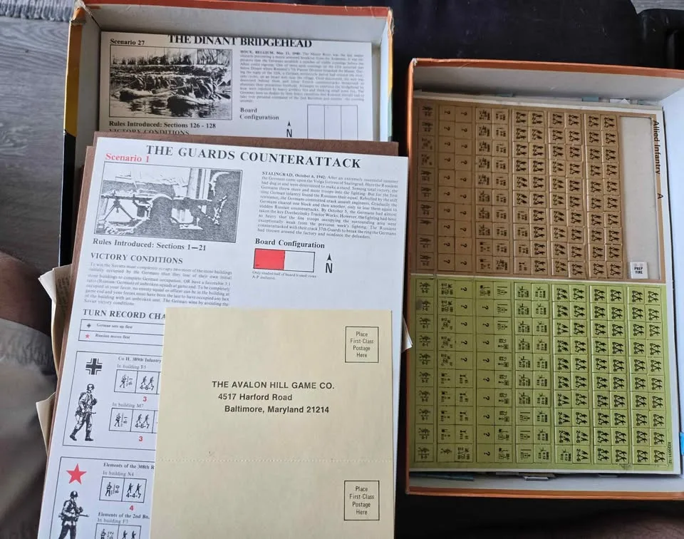 Squad Leader Avalon Hill + 3 More Wargames image indicator(9)