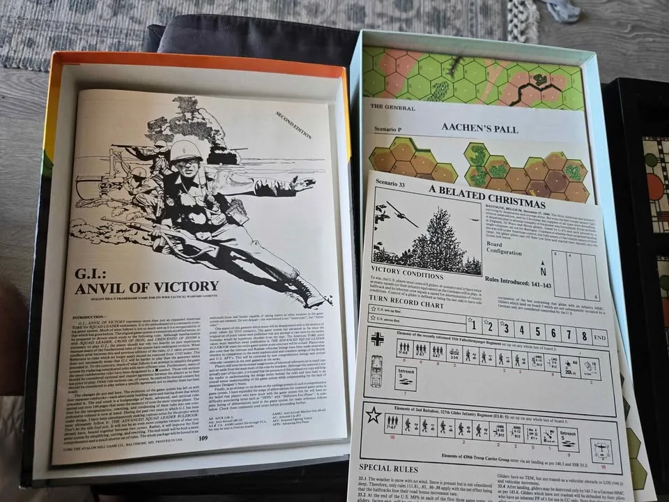 Squad Leader Avalon Hill + 3 More Wargames image indicator(10)