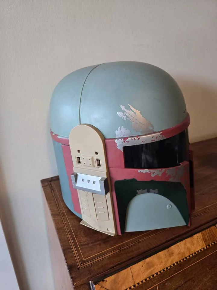 Star Wars Boba Fett Helmet Electronic Talking Hasbro 2009 image indicator(3)