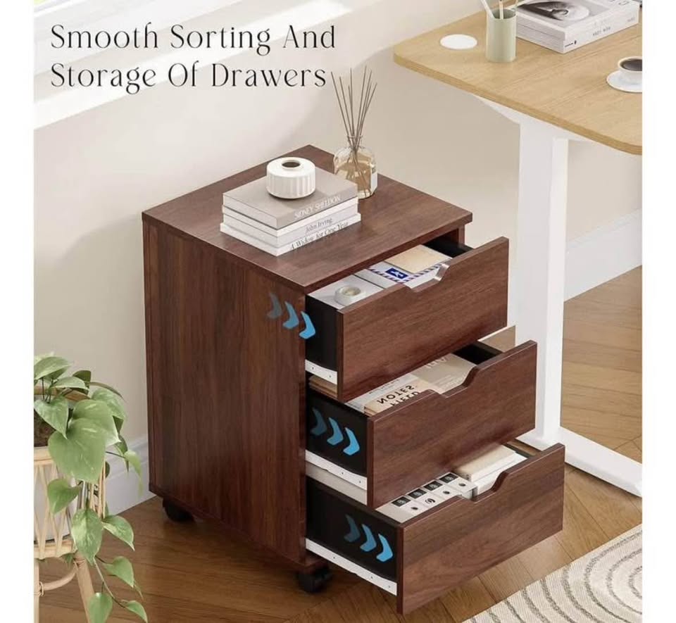 3-Drawer Under Desk - photo 2