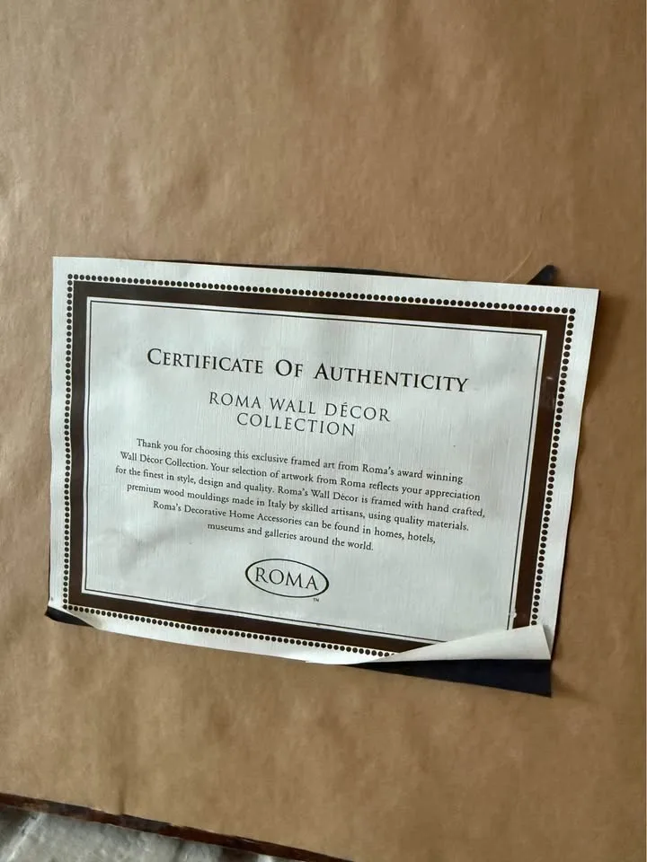 Museum-Grade Framed Art – Limited Edition – Roma Moulding image indicator(5)