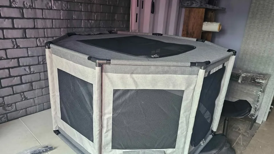 Portable Pet Playpen. Dog Cage image indicator(6)