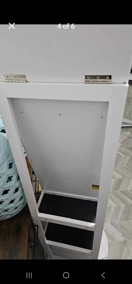 LED Swivel Jewelry Cabinet image indicator(3)