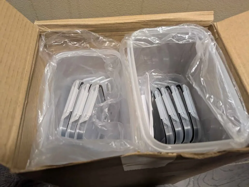 Brand new 7pc airtight food storage containers set image indicator(8)