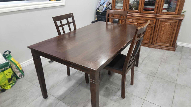 Dark Brown Dining Table