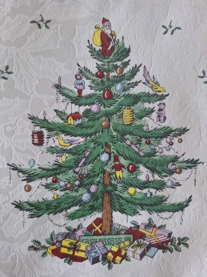 NEW SPODE CHRISTMAS TREE PLACEMATS SET OF 8 image indicator(3)