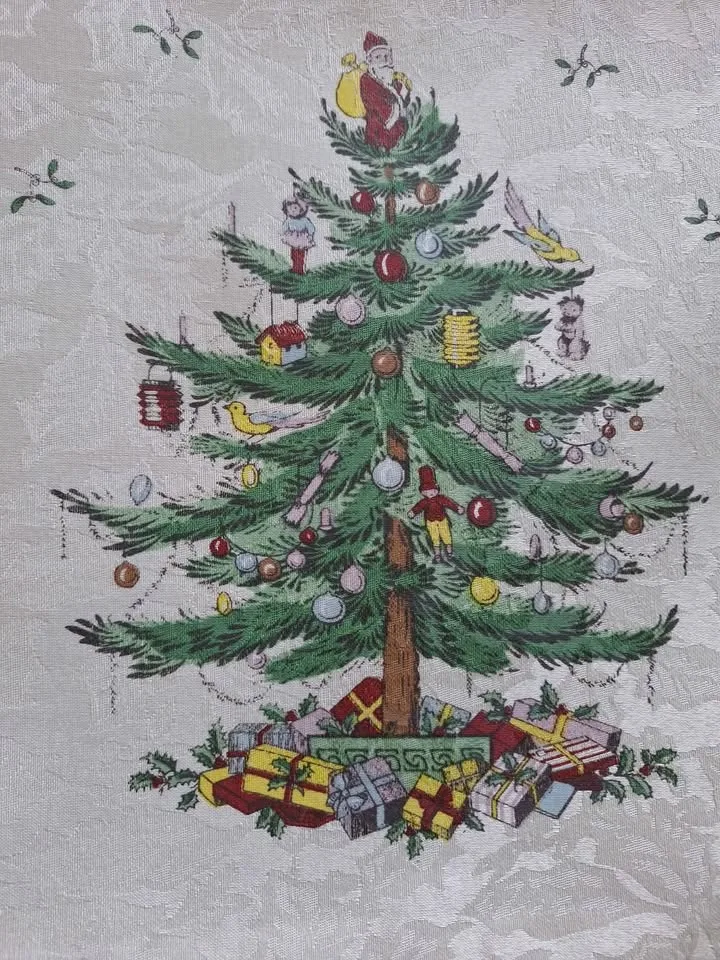 NEW SPODE CHRISTMAS TREE PLACEMATS SET OF 8 image indicator(4)