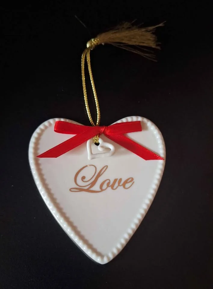Lenox HEART LOVE Ornament with Heart Dangle image indicator(3)