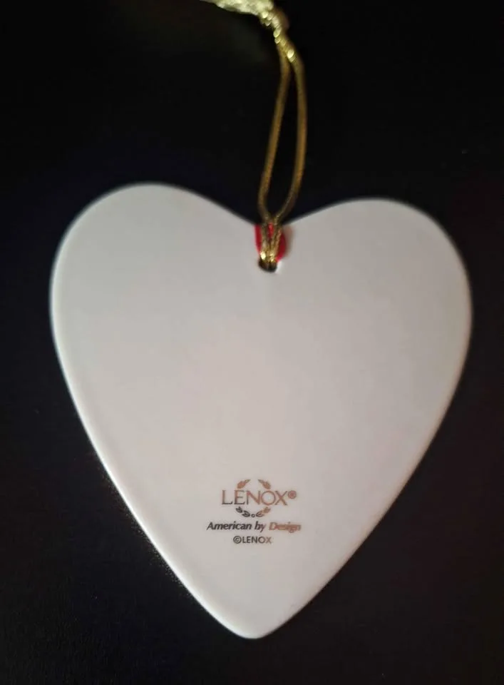 Lenox HEART LOVE Ornament with Heart Dangle image indicator(4)