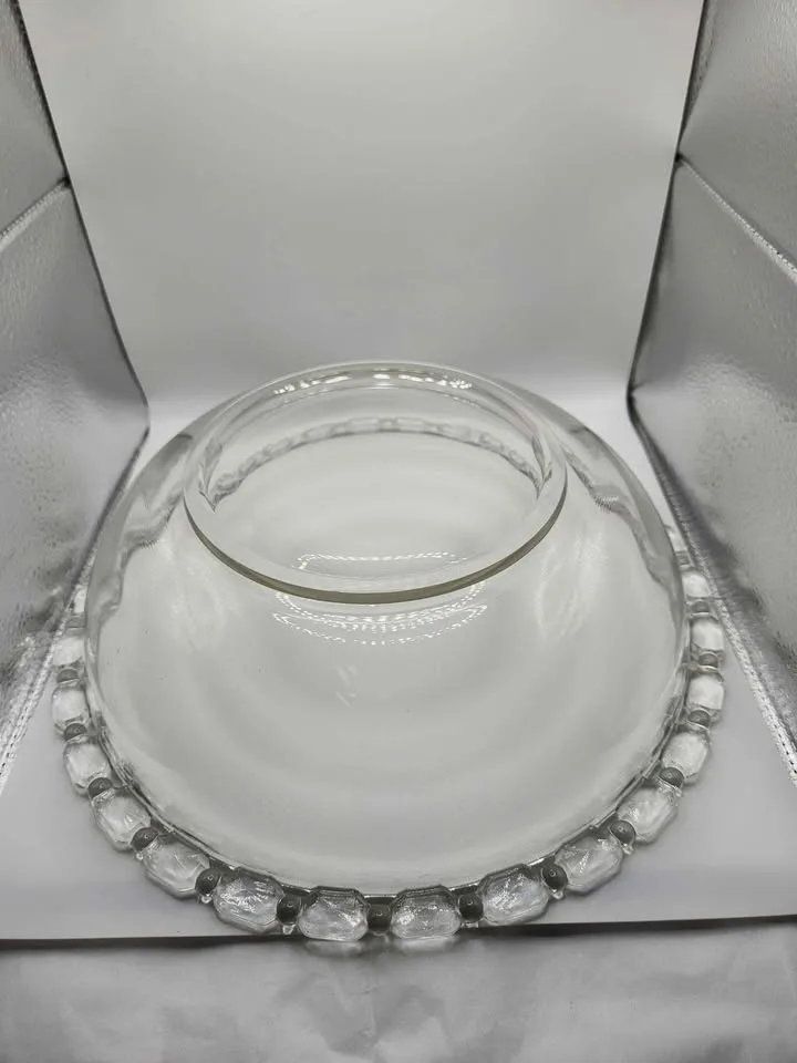 Vintage Indiana Glass Art Deco 1940s Bowl image indicator(3)