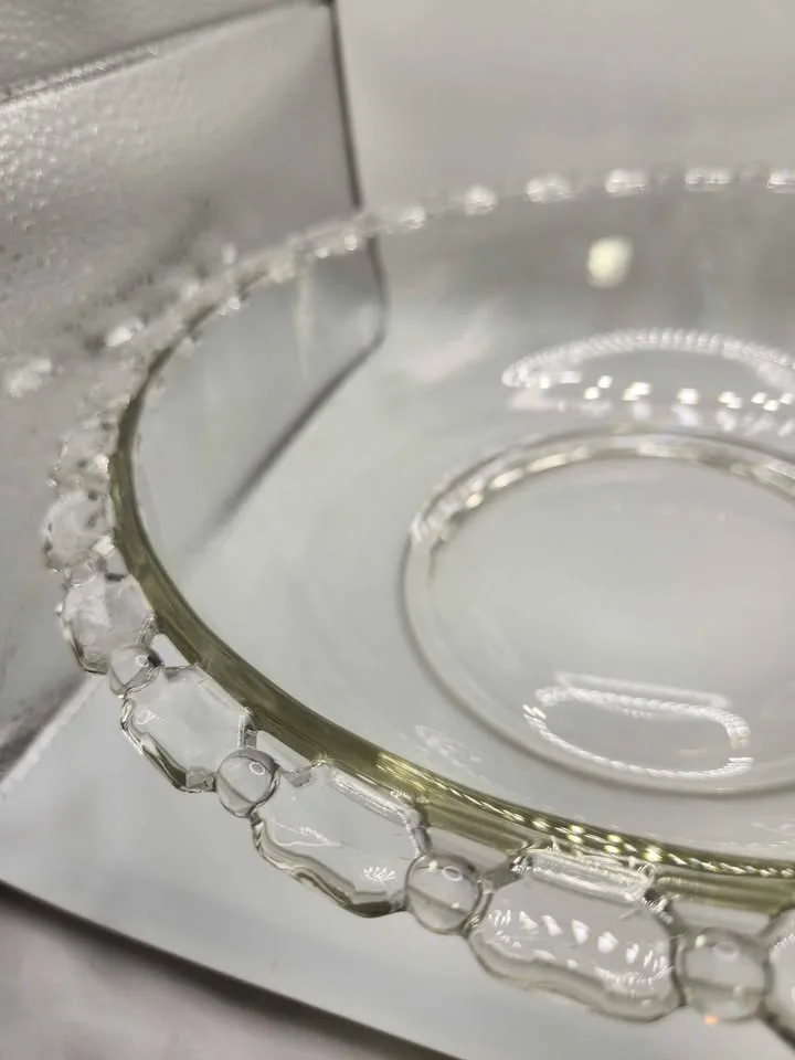 Vintage Indiana Glass Art Deco 1940s Bowl image indicator(4)