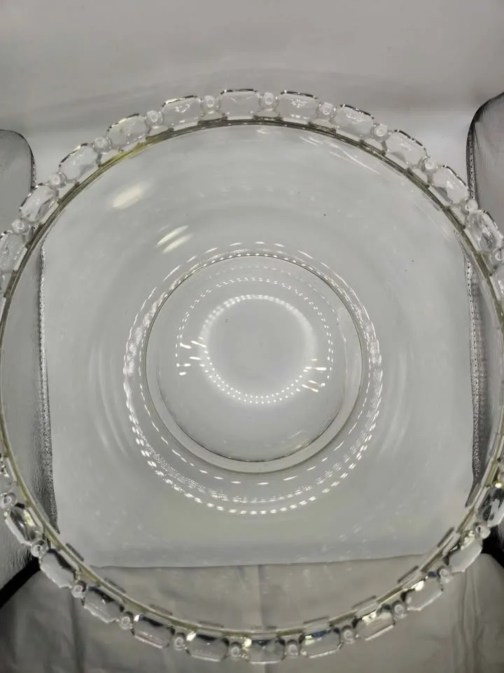 Vintage Indiana Glass Art Deco 1940s Bowl image indicator(5)