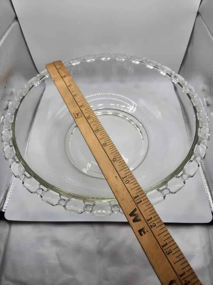 Vintage Indiana Glass Art Deco 1940s Bowl image indicator(7)