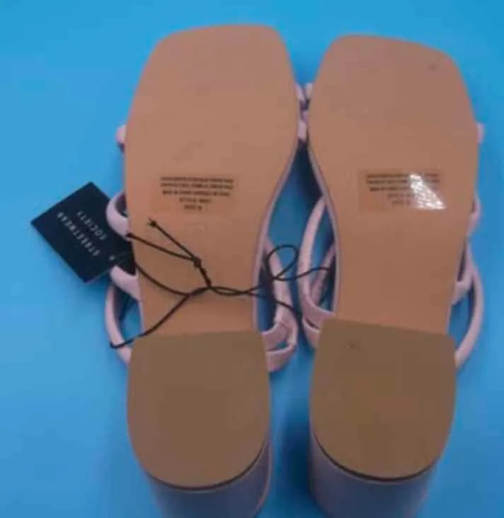 Women’s Size 9 Streetwear Society Pink Strappy Mules NWT image indicator(5)
